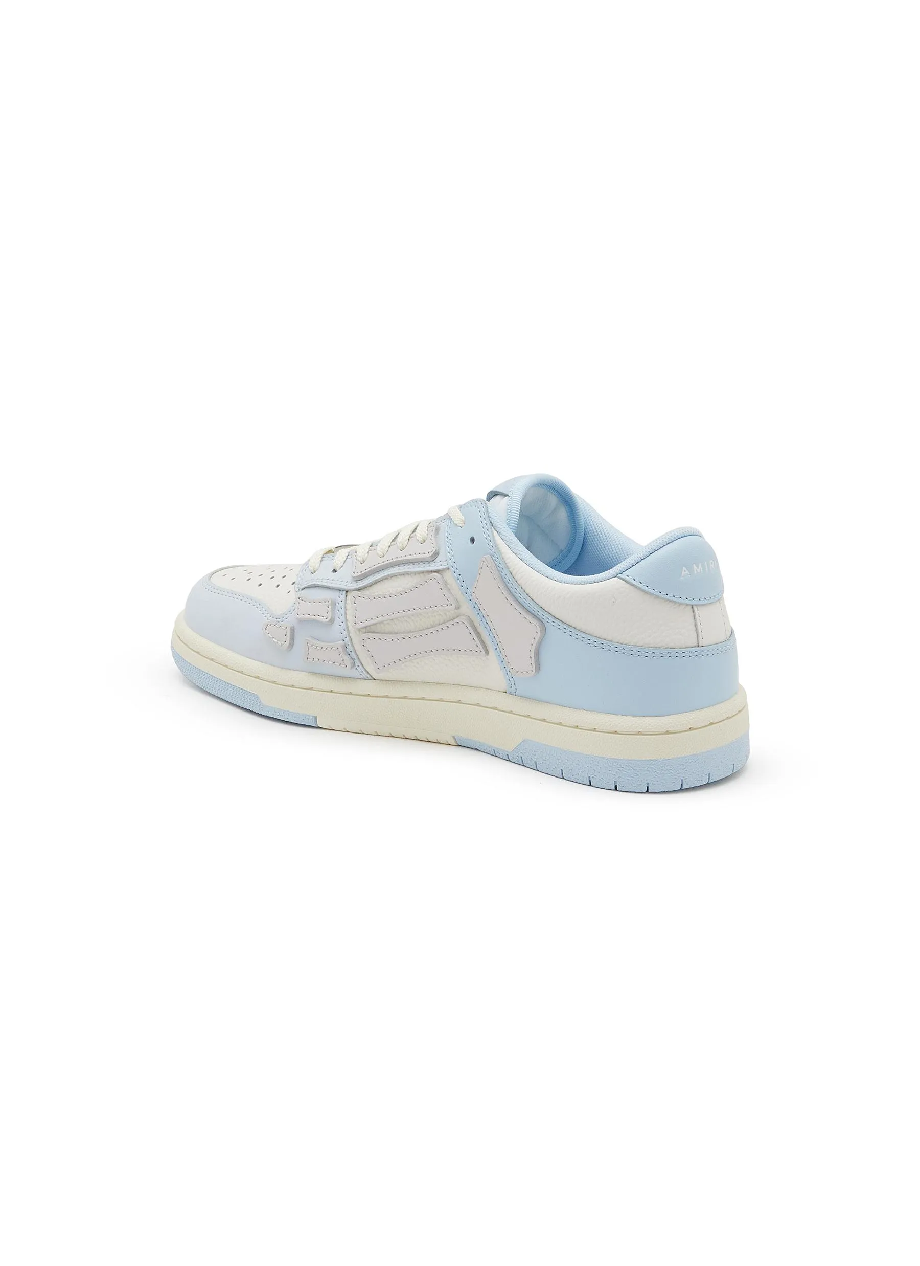 -----------AMIRI  ---- ------------BLUE ----Two-Tone Skel Top Leather Low Top Women's Sneakers --