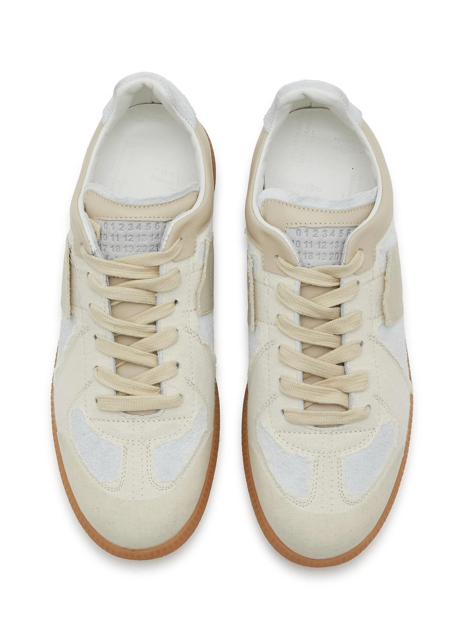 -----------MAISON MARGIELA  ---- ------------ ----Replica Inside Out Leather Suede Women's Sneakers --