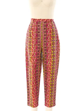 1960's Graphic Printed Trousers