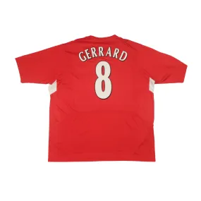 2004/2005 Liverpool Reebok Gerrard Home Shirt (XL/XXL)