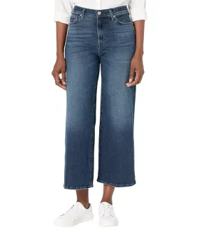 7 For All Mankind Cropped Joggers in Luxe Vintage Blueland