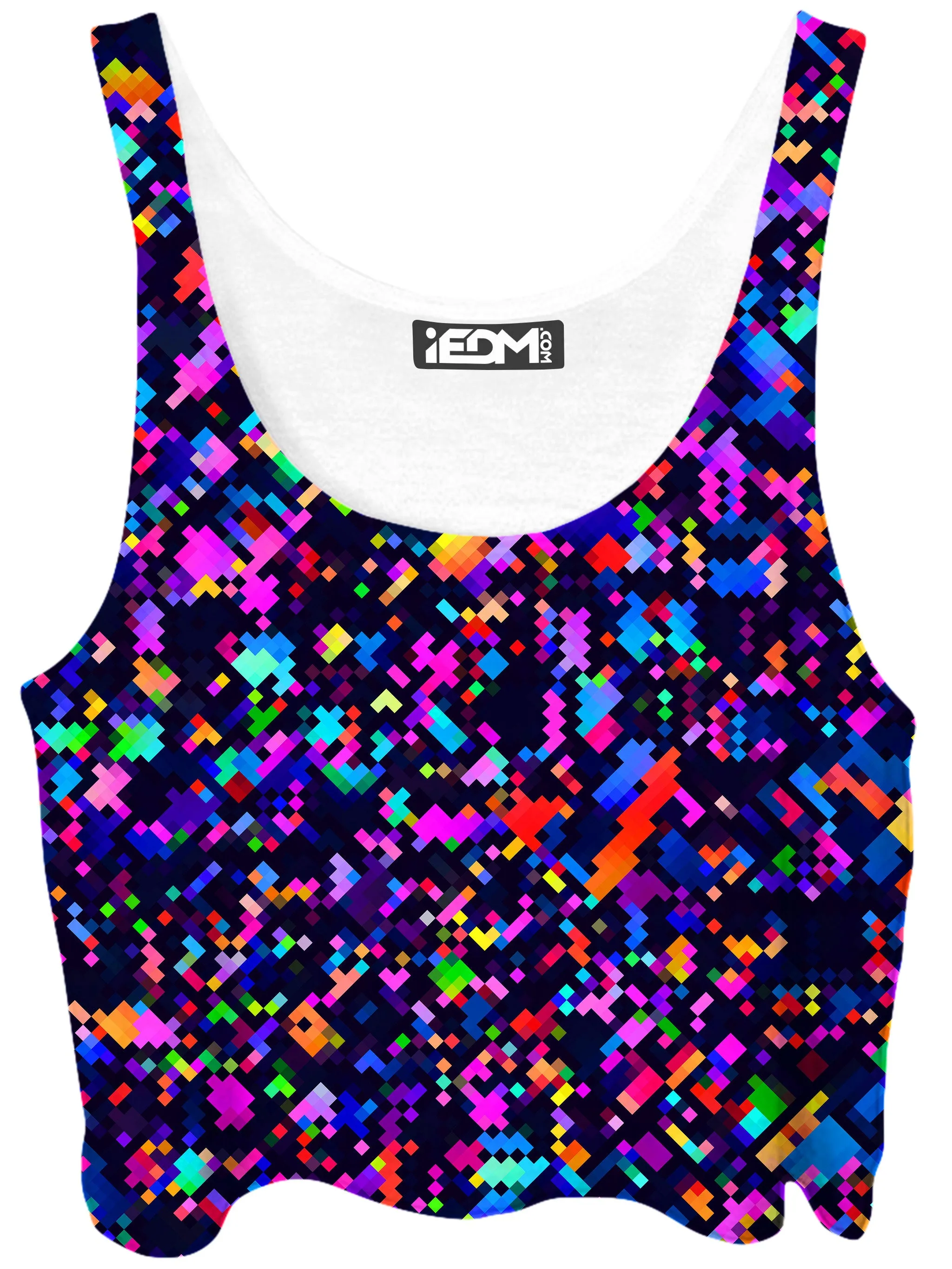 8-Bit Confetti Crop Top and Leggings Combo