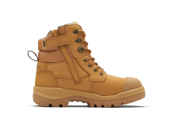 8060 Blundstone RotoFlex Steel Zip Sided Safety Boot Wheat