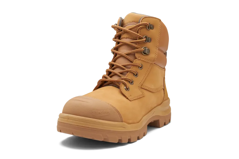 8060 Blundstone RotoFlex Steel Zip Sided Safety Boot Wheat