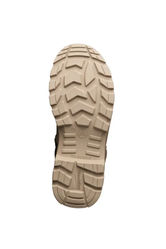 8063 Blundstone RotoFlex Steel Zip Sided Safety Boot Stone