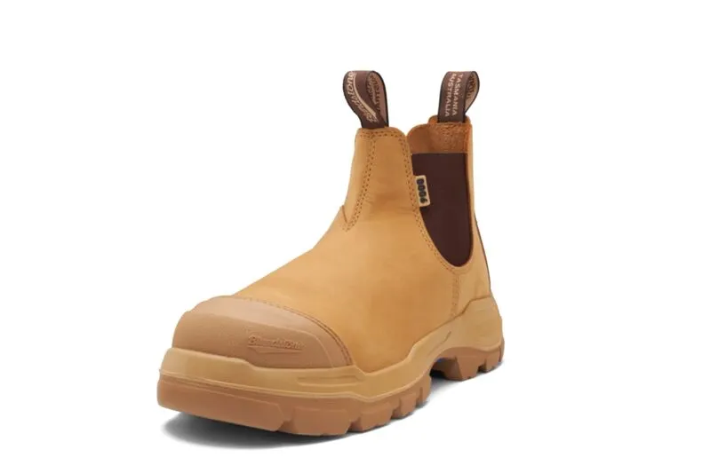 9000 Blundstone RotoFlex Steel Elastic Side Safety Boot Wheat