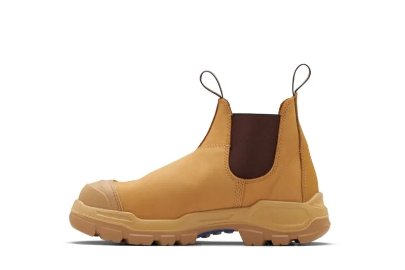 9000 Blundstone RotoFlex Steel Elastic Side Safety Boot Wheat