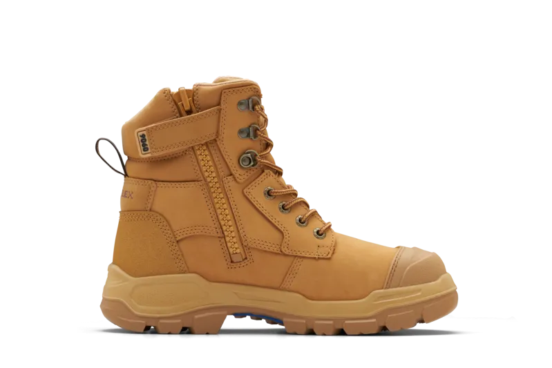 9060 Blundstone RotoFlex Steel Zip Sided Safety Boot Wheat