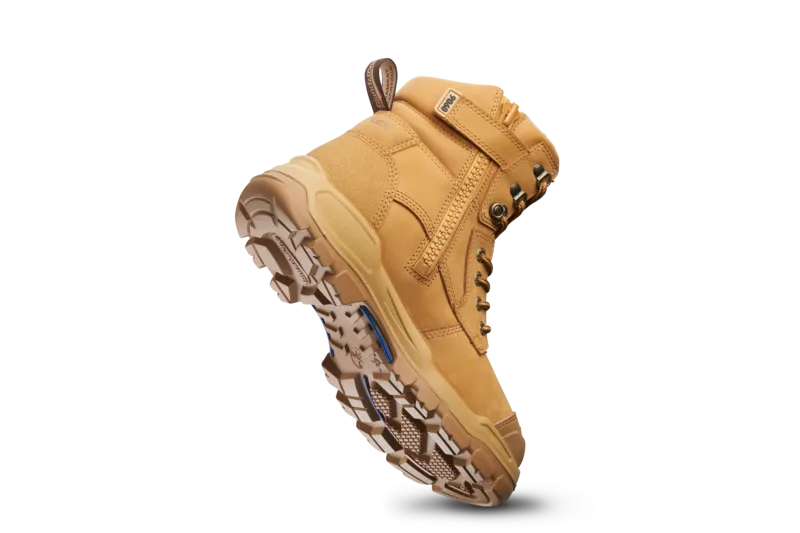 9060 Blundstone RotoFlex Steel Zip Sided Safety Boot Wheat