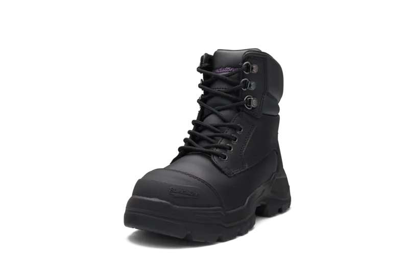 9961 Blundstone RotoFlex Steel Zip Sided Women's Safety Boot Black