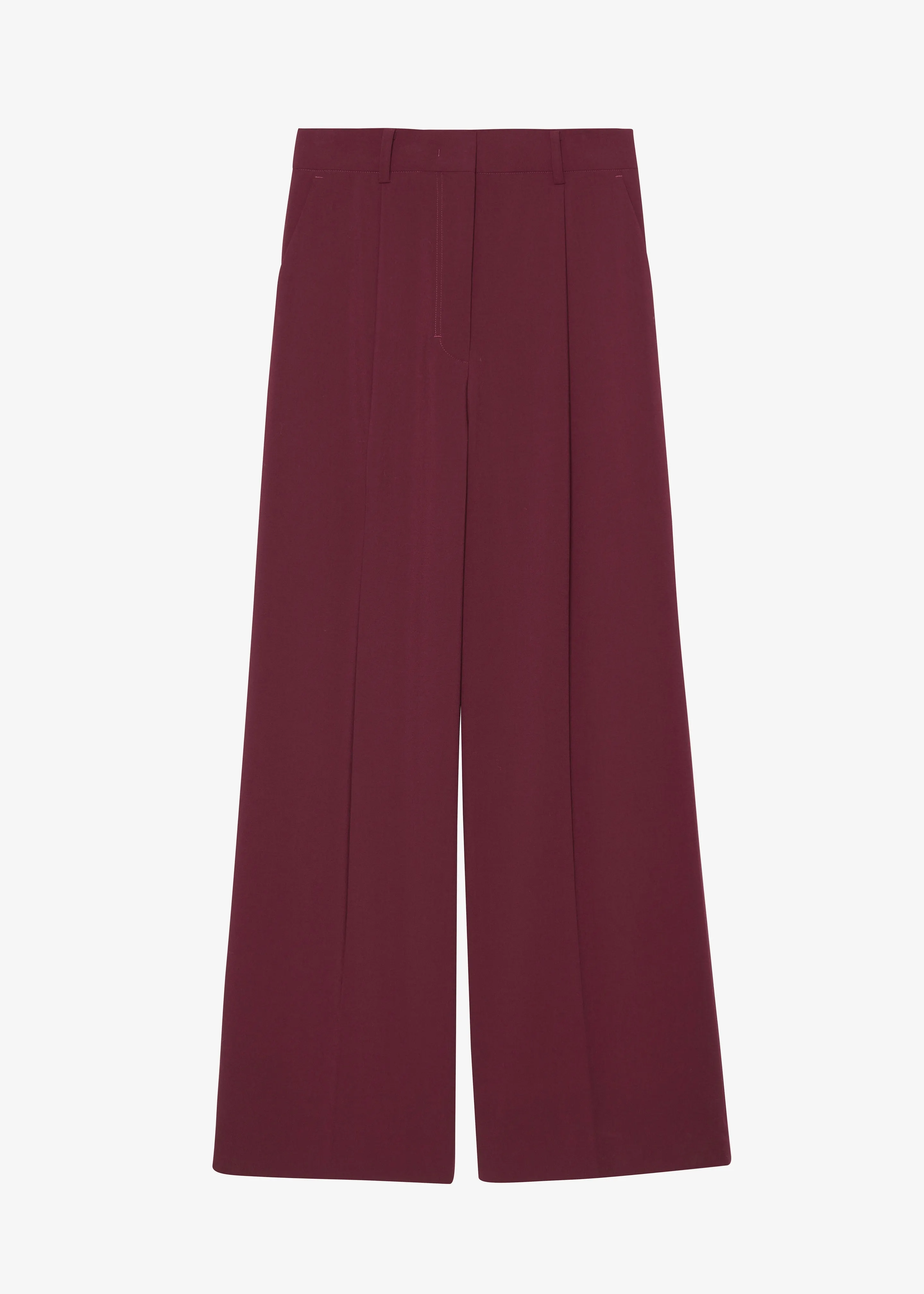 Abbie Trousers - Burgundy