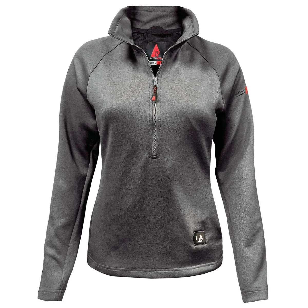 ActionHeat 5V Women's 1/2 Zip Pullover Battery Heated Shirt