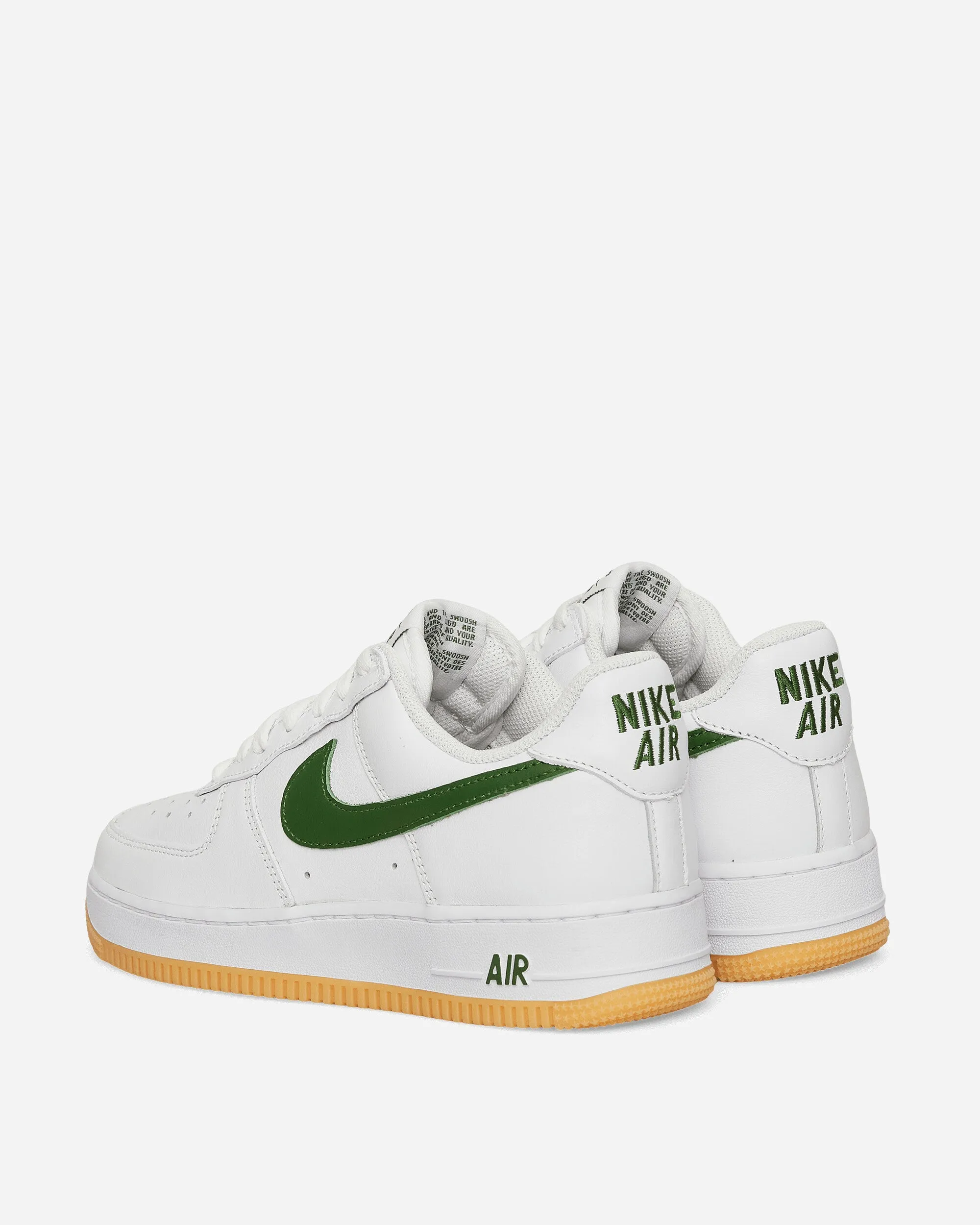 Air Force 1 Low Retro 'Color Of The Month' Sneakers White / Forest Gre