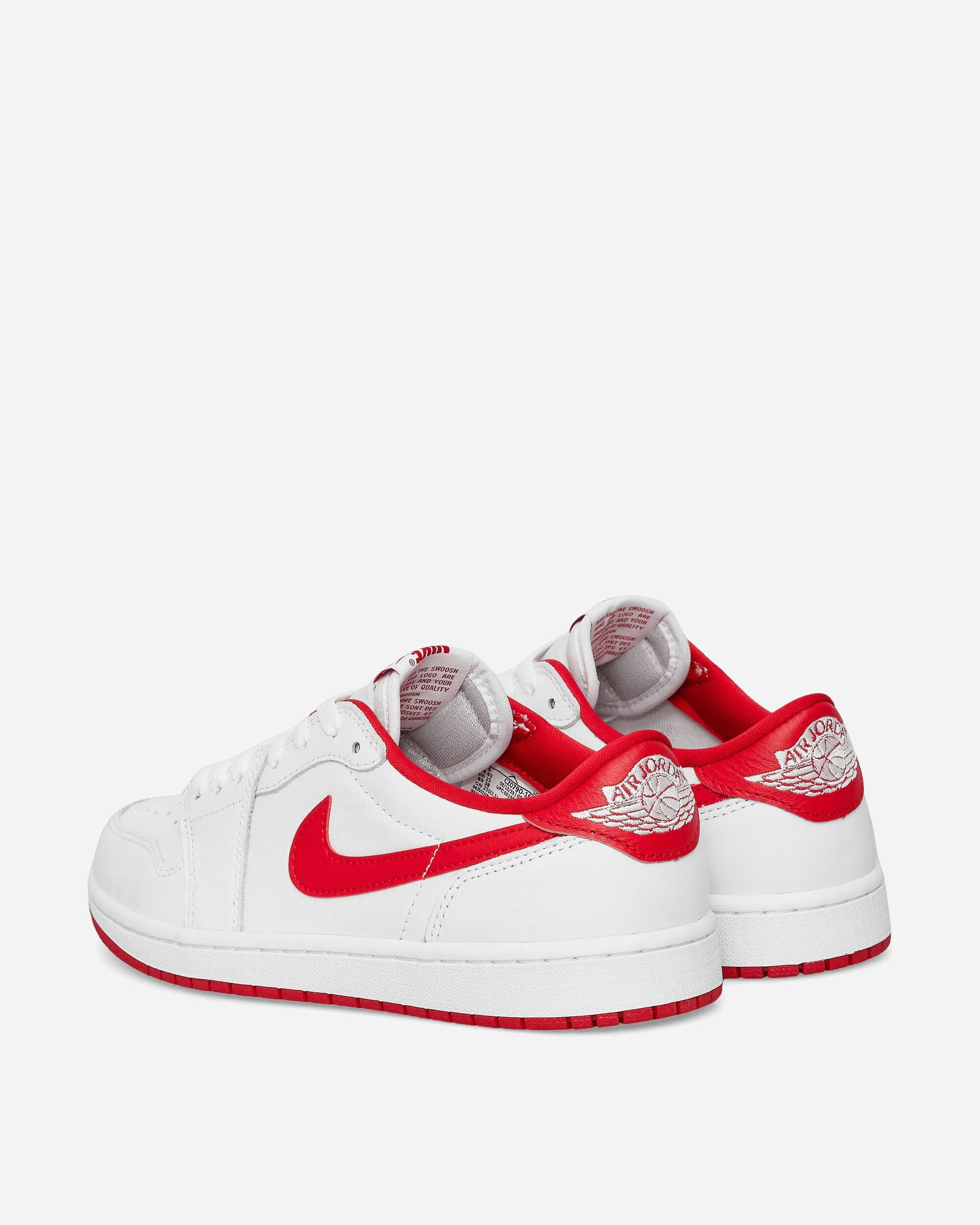 Air Jordan 1 Retro Low OG Sneakers Og White / University Red /White