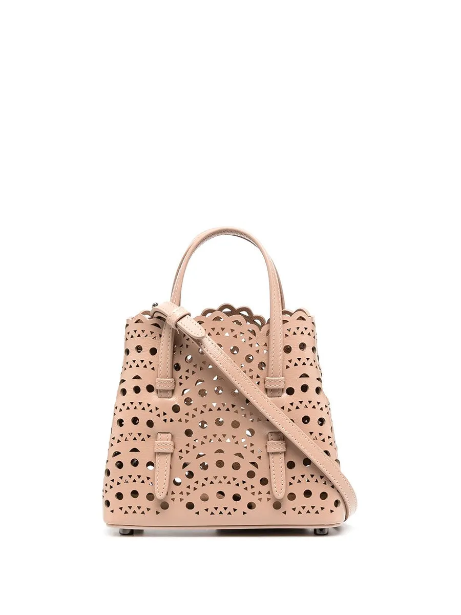 Alaia    Alaia Mina 16 Micro Leather Handbag