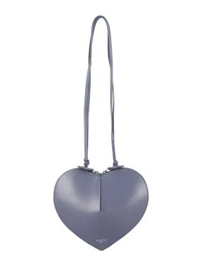 ALAIA Heart-Shaped Mini Leather Shoulder Bag - 17x21x5 cm