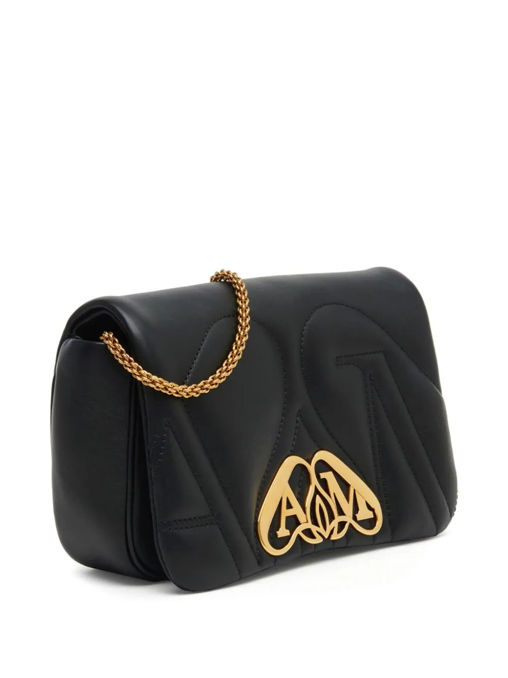 Alexander McQueen    Alexander Mc Queen Seal Leather Shoulder Bag