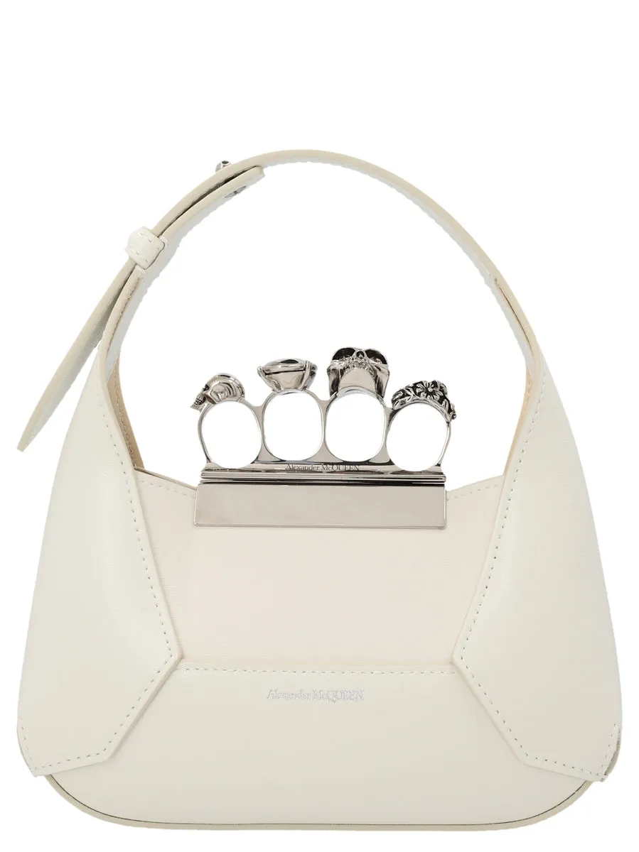 Alexander McQueen    Alexander Mcqueen 'The Jewelled Hobo Mini' Handbag