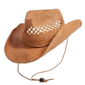 American Hat Co. Tan Carly Straw Shady Hat