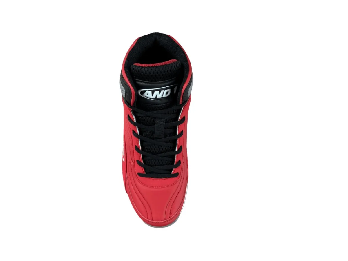 AND 1 JUNIOR PULSE 3.0 RED/BLACK BASKETBALL SHOE