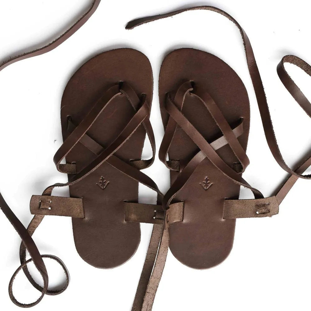 Anya X Laboo Leather - Barefoot Sandals with Adjustable Straps