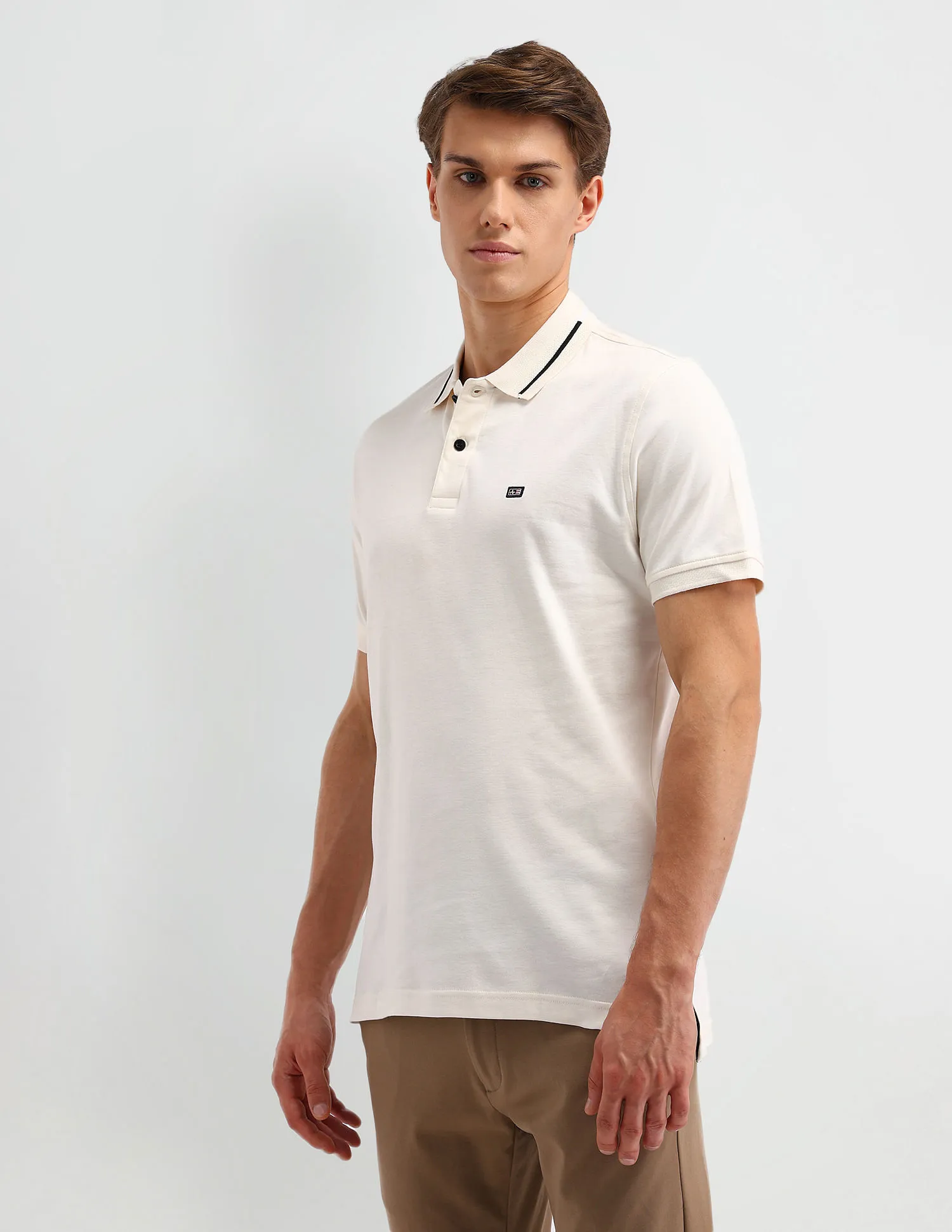 Arrow Sport Solid Cotton Polo Shirt