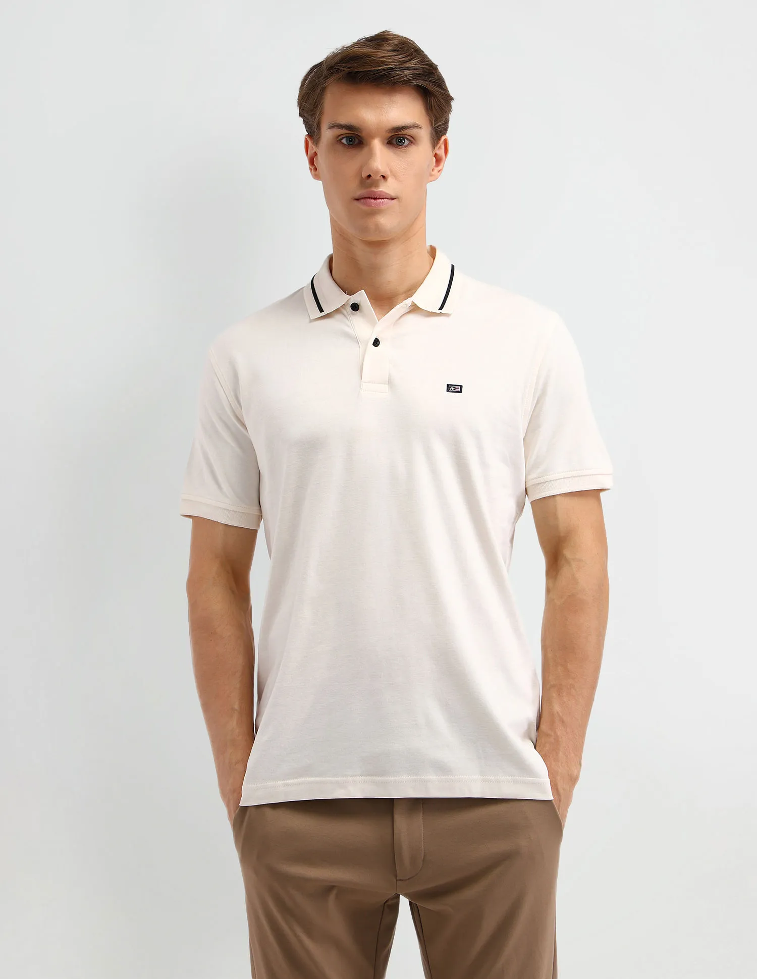 Arrow Sport Solid Cotton Polo Shirt