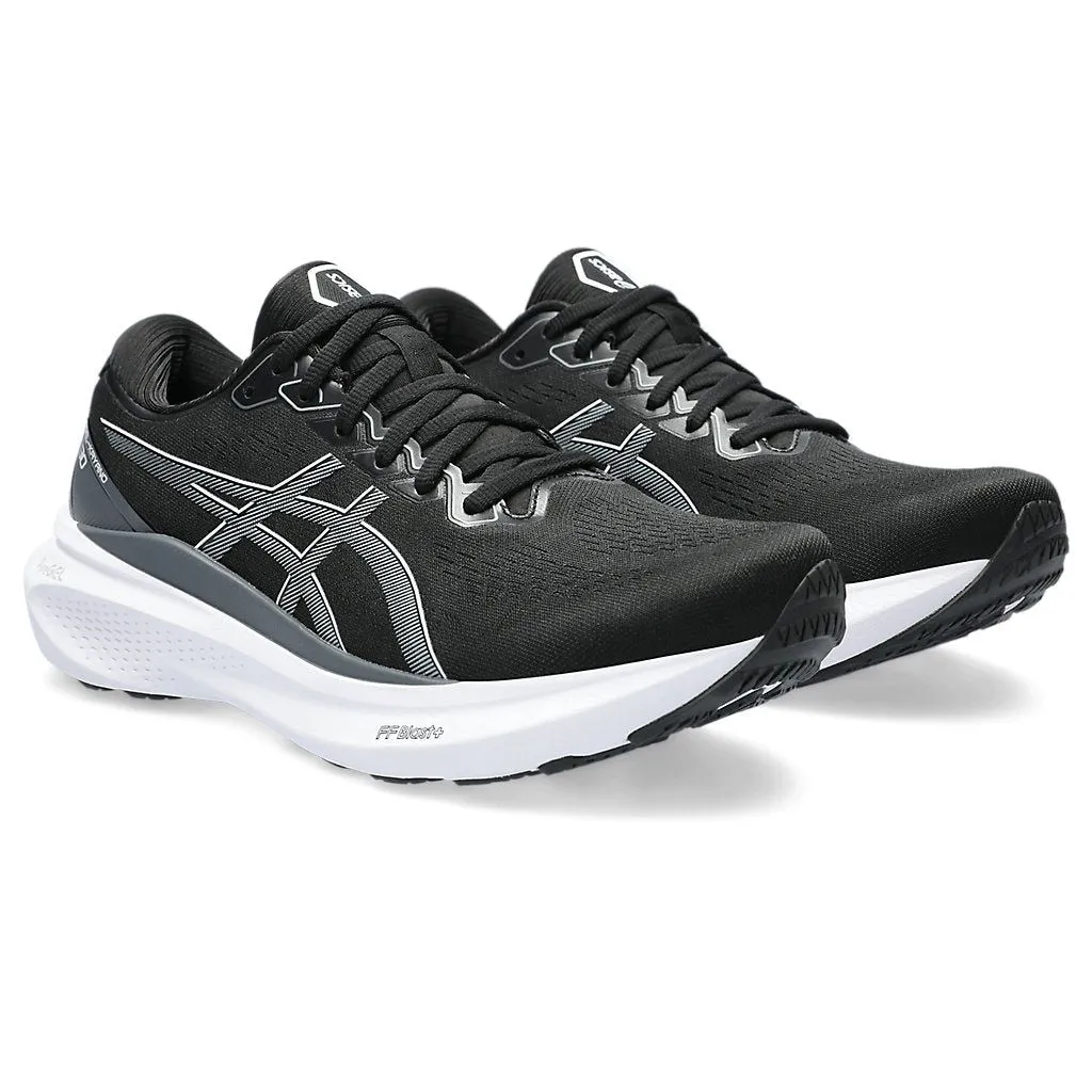 Asics Men's Gel-Kayano 30 in Black Sheet Rock