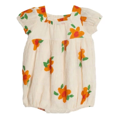 Baby Girls' Mabel + Honey Pleated Petals Romper