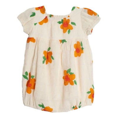 Baby Girls' Mabel + Honey Pleated Petals Romper