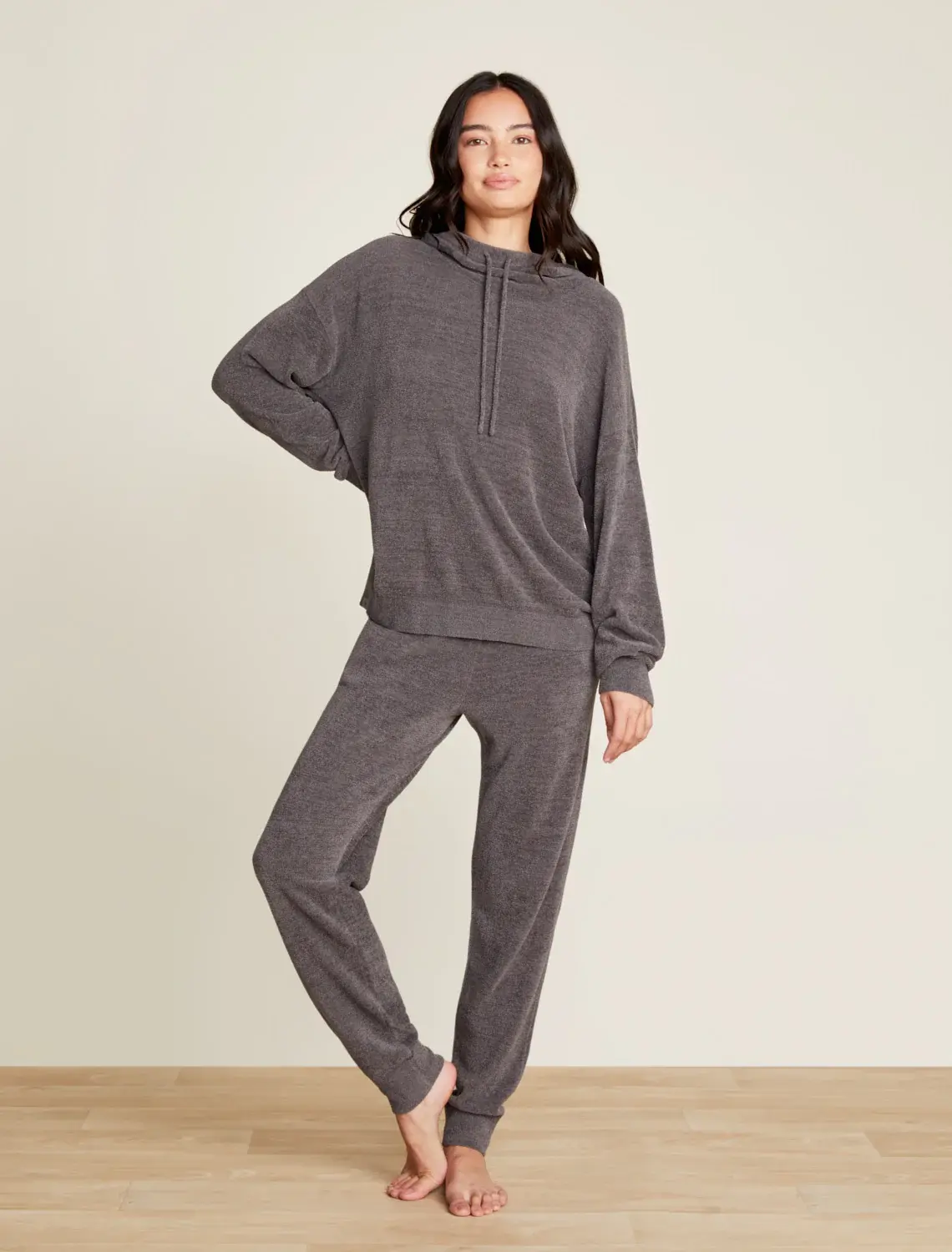 Barefoot Dreams CozyChic Ultra Lite Funnel Neck Hooded Pullover