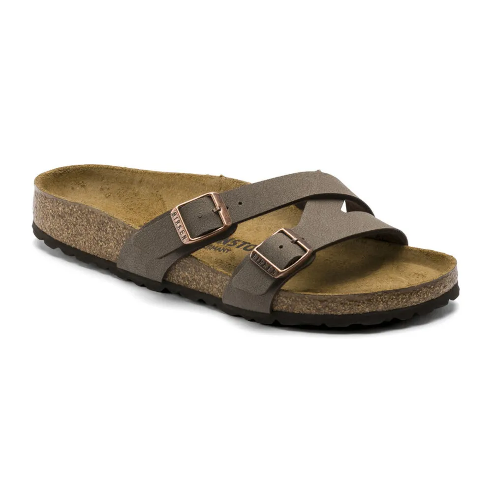 Birkenstock Yao Mocha Birkibuc Women’s Sandals (Narrow)