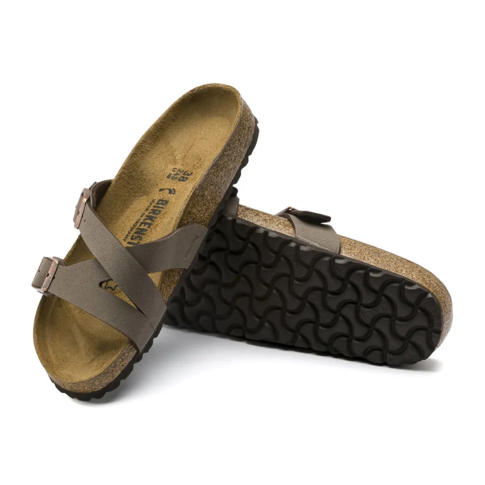 Birkenstock Yao Mocha Birkibuc Women’s Sandals (Narrow)