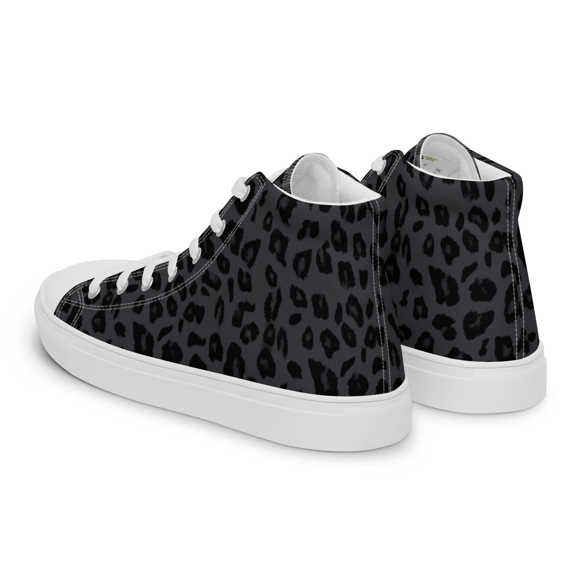 Black Panther Women’s High Top Canvas Shoes with Padded Collar