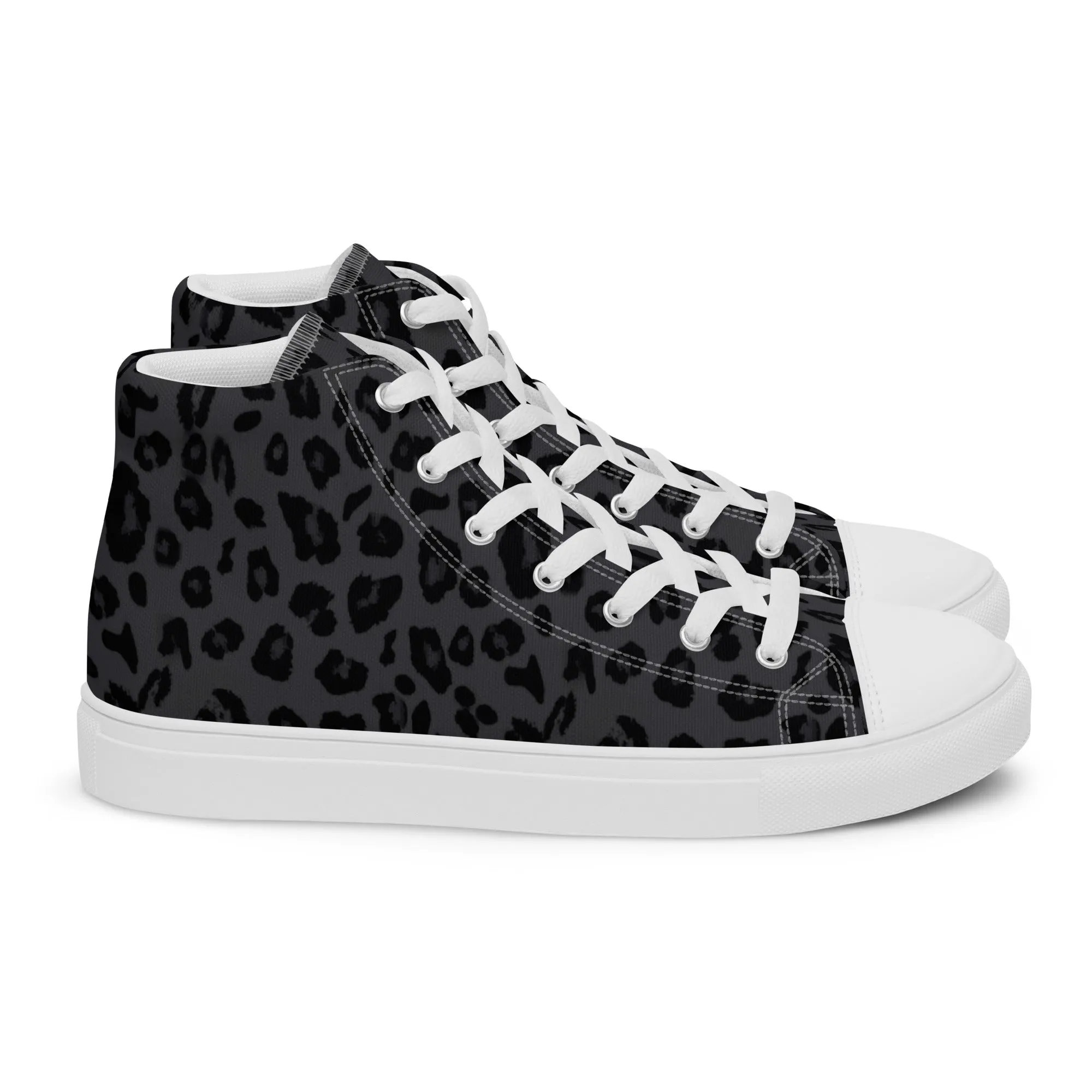 Black Panther Women’s High Top Canvas Shoes with Padded Collar