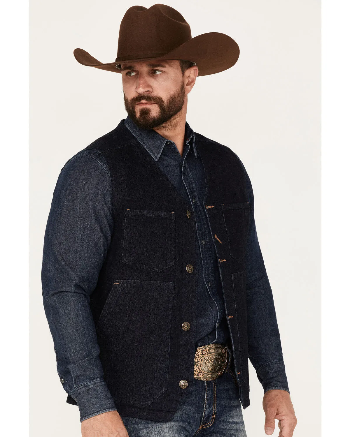 Blue Ranchwear Men's Duck Vest