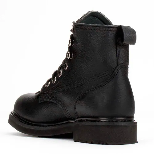 Bonanza Boondocks Black Round Toe Leather Men’s Boot