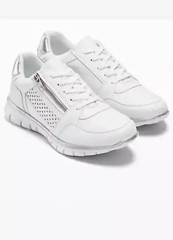 bonprix Zip Detail Trainers | Look Again