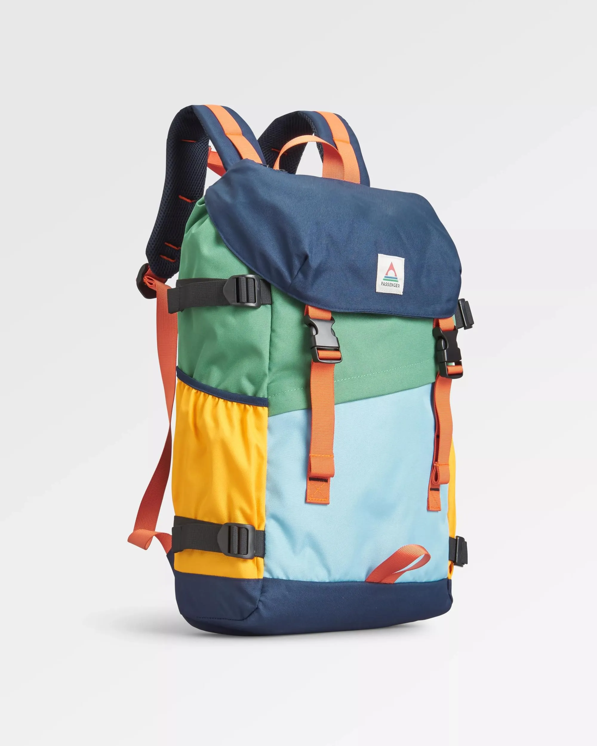 Boondocker Recycled 26L Backpack - Navy/ Laurel Green/ Blue Haze