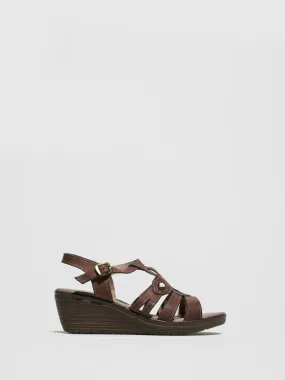 Brown Strappy Sandals