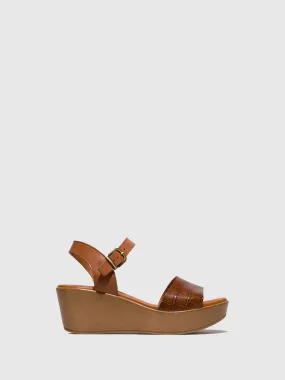 Brown Wedge Sandals