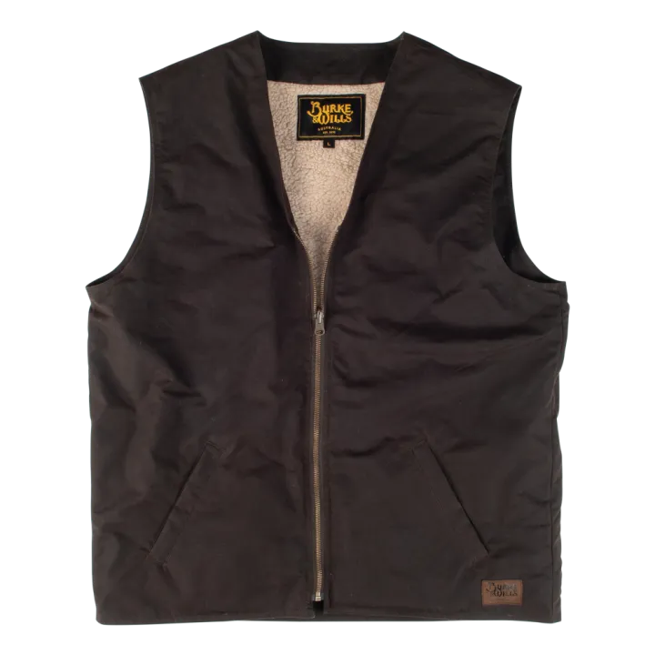 Burke & Wills Balranald Vest Liner Brown