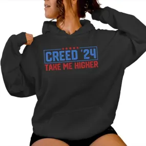 Creed '24 Take Me Higher Support 2024 Women Hoodie