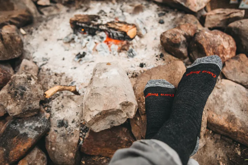 Darn Tough Mens Hiker Boot Sock Cushion Black