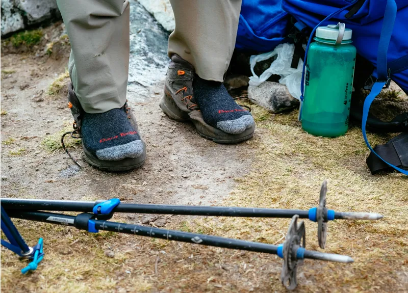 Darn Tough Mens Hiker Boot Sock Cushion Black