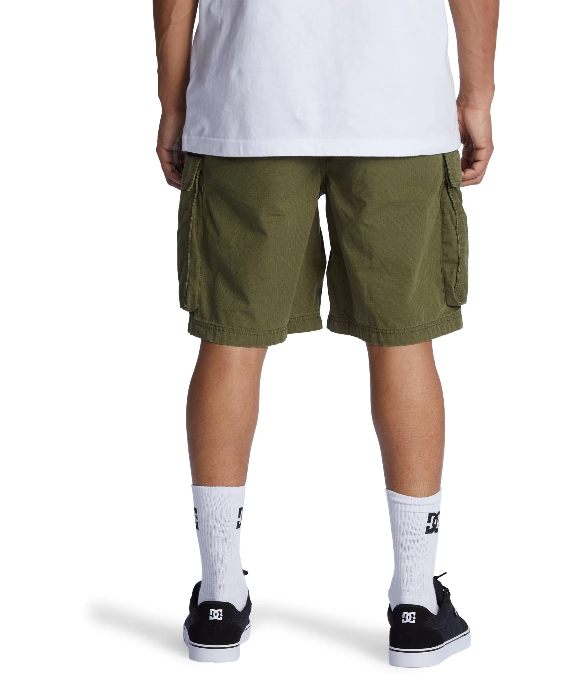 DC Shoes Mens Tundra Casual Multi Pocket Mid Length Cargo Shorts