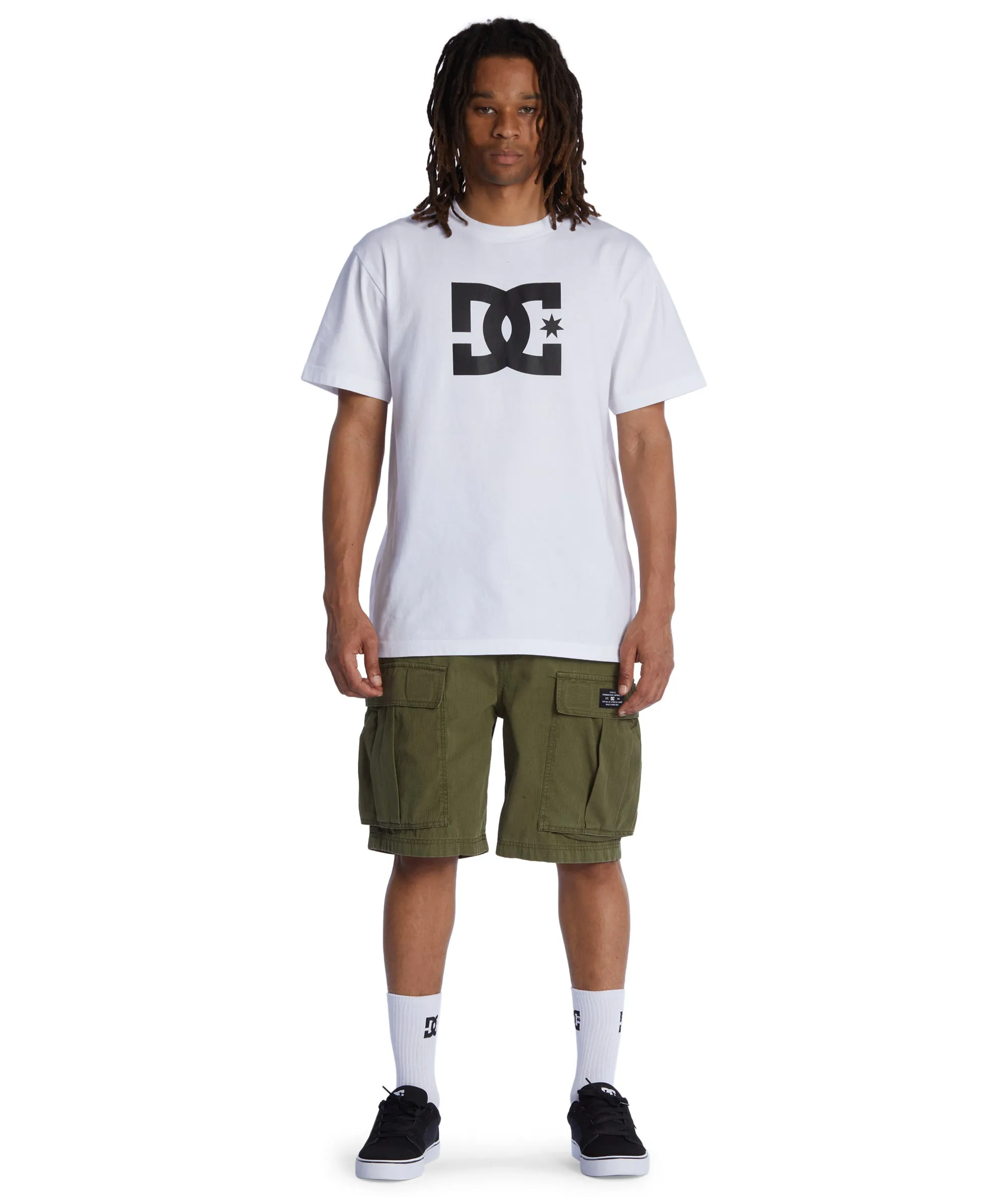 DC Shoes Mens Tundra Casual Multi Pocket Mid Length Cargo Shorts