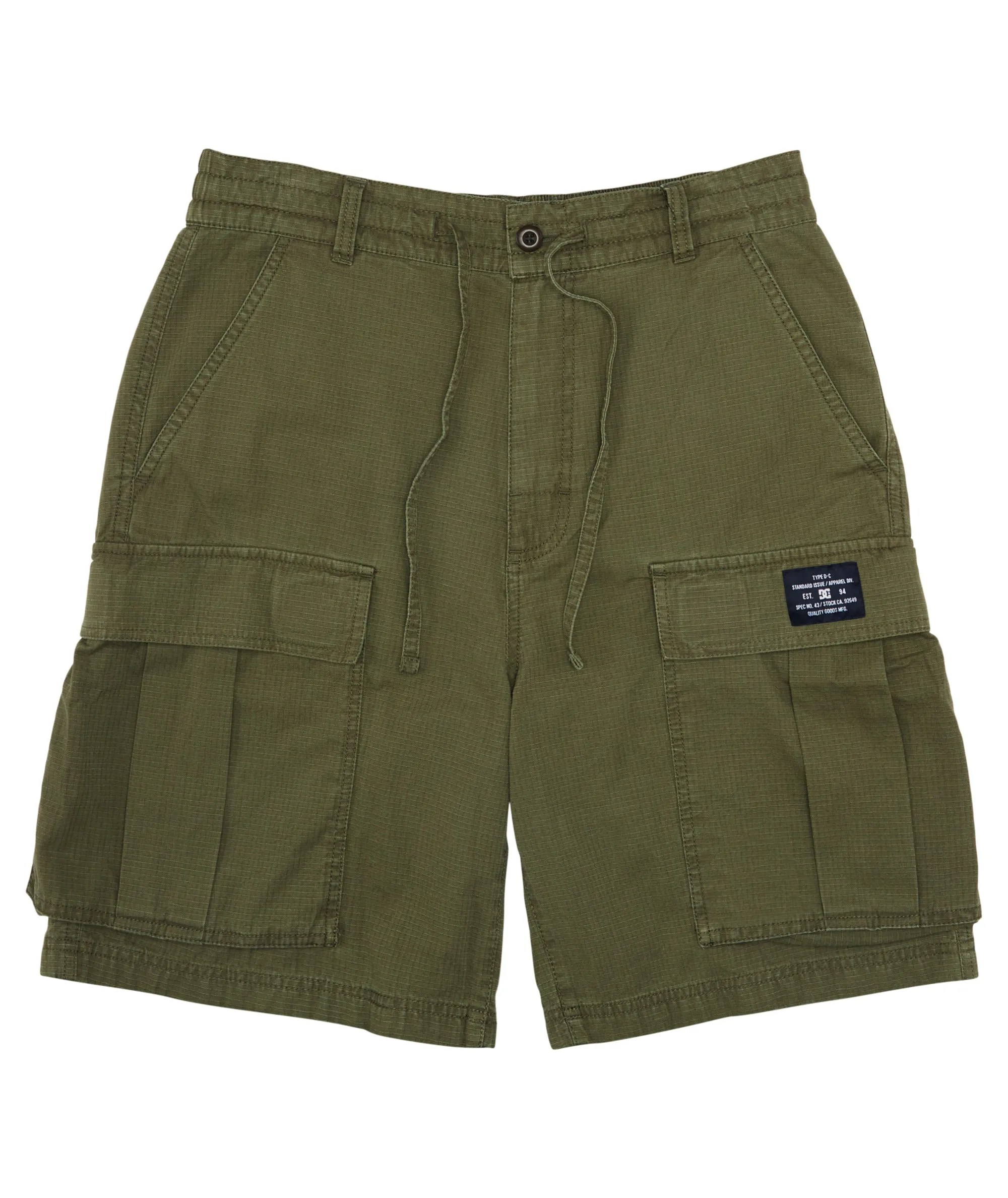 DC Shoes Mens Tundra Casual Multi Pocket Mid Length Cargo Shorts