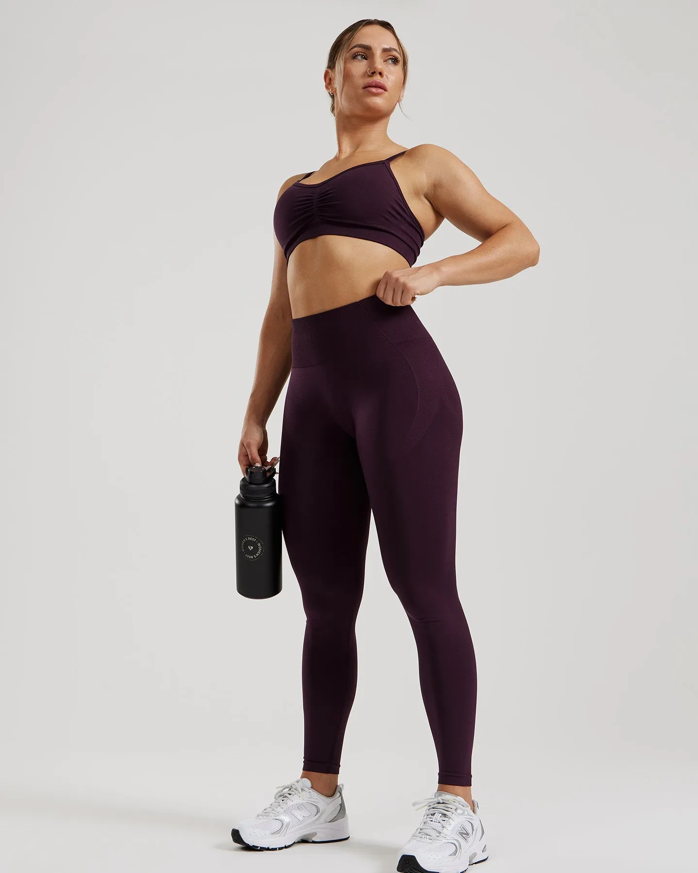 Define 2.0 Seamless Scrunch Leggings | Midnight Plum