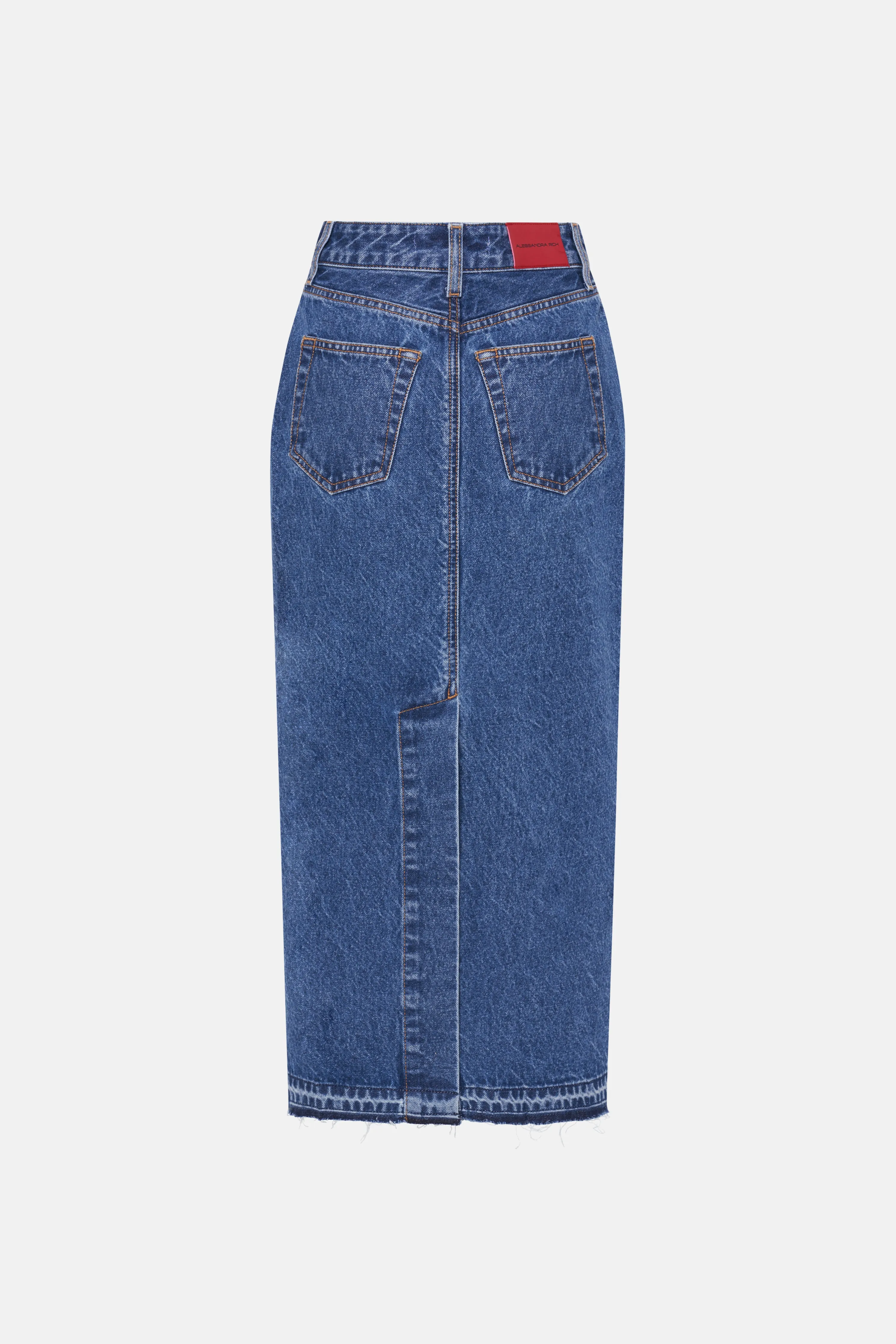 DENIM SKIRT WITH HOTFIX